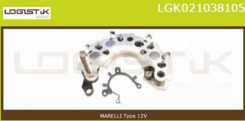 LGK LGK021038105 - Düzləşdirici, alternator furqanavto.az