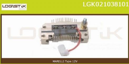 LGK LGK021038101 - Düzləşdirici, alternator furqanavto.az