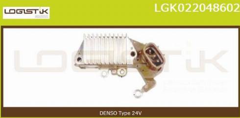 LGK LGK022048602 - Gərginlik tənzimləyicisi, alternator furqanavto.az