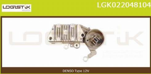 LGK LGK022048104 - Gərginlik tənzimləyicisi, alternator furqanavto.az