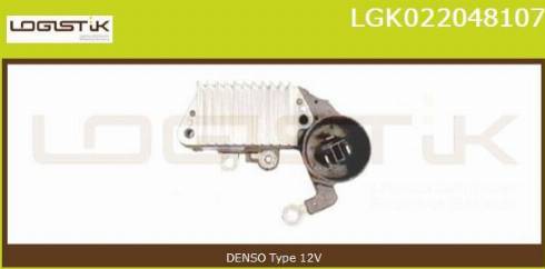 LGK LGK022048107 - Gərginlik tənzimləyicisi, alternator furqanavto.az