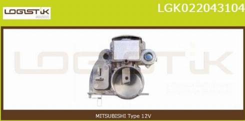 LGK LGK022043104 - Gərginlik tənzimləyicisi, alternator furqanavto.az
