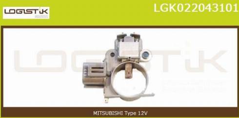 LGK LGK022043101 - Gərginlik tənzimləyicisi, alternator furqanavto.az