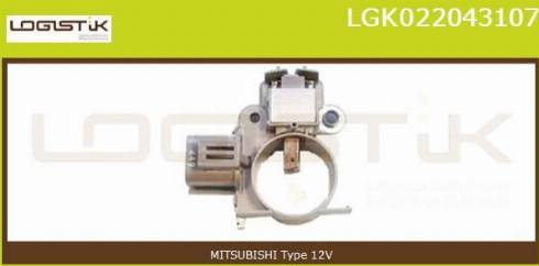 LGK LGK022043107 - Gərginlik tənzimləyicisi, alternator furqanavto.az