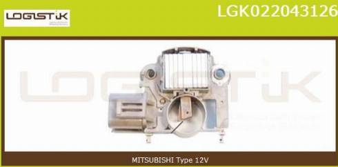 LGK LGK022043126 - Gərginlik tənzimləyicisi, alternator furqanavto.az