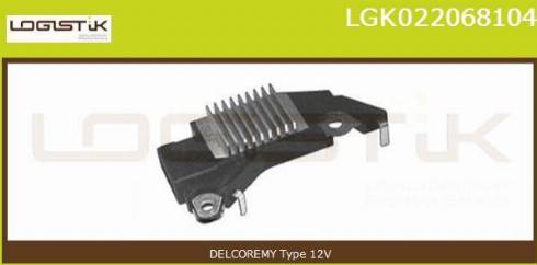 LGK LGK022068104 - Gərginlik tənzimləyicisi, alternator furqanavto.az
