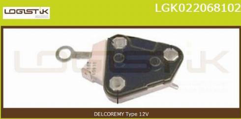 LGK LGK022068102 - Gərginlik tənzimləyicisi, alternator furqanavto.az