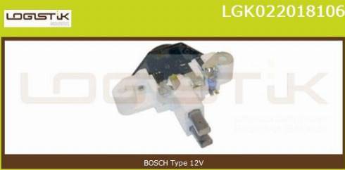 LGK LGK022018106 - Gərginlik tənzimləyicisi, alternator furqanavto.az