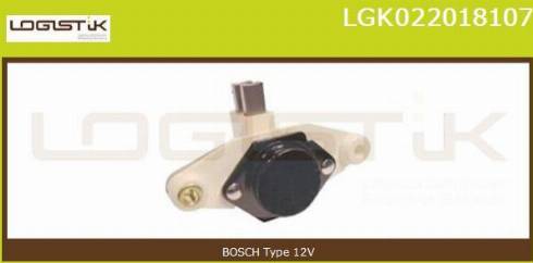LGK LGK022018107 - Gərginlik tənzimləyicisi, alternator furqanavto.az