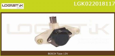 LGK LGK022018117 - Gərginlik tənzimləyicisi, alternator furqanavto.az