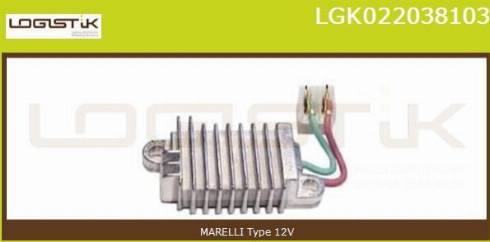 LGK LGK022038103 - Gərginlik tənzimləyicisi, alternator furqanavto.az