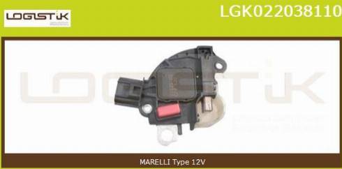 LGK LGK022038110 - Gərginlik tənzimləyicisi, alternator furqanavto.az