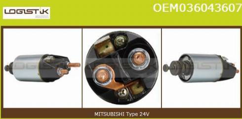 LGK OEM036043607 - Solenoid açarı, başlanğıc furqanavto.az