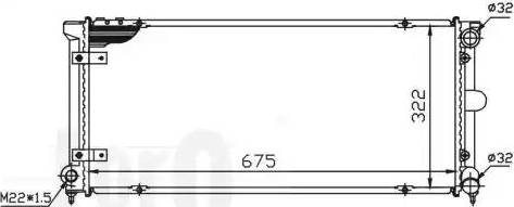 Loro 046-017-0010 - Radiator, mühərrikin soyudulması furqanavto.az
