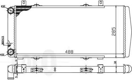 Loro 048-017-0002 - Radiator, mühərrikin soyudulması furqanavto.az