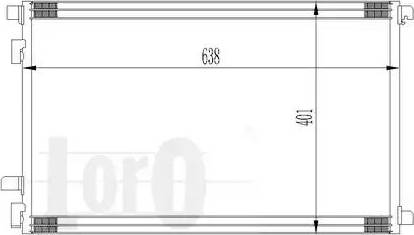 Loro 042-016-0015 - Kondenser, kondisioner furqanavto.az