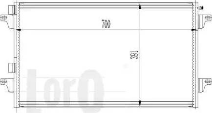 Loro 042-016-0013 - Kondenser, kondisioner furqanavto.az