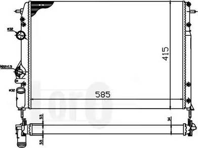 Loro 042-017-0030 - Radiator, mühərrikin soyudulması furqanavto.az