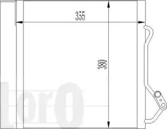 Loro 054-016-0031 - Kondenser, kondisioner furqanavto.az