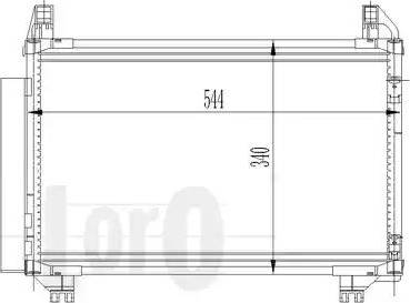 Loro 051-016-0020 - Kondenser, kondisioner furqanavto.az
