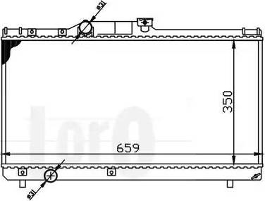 Loro 051-017-0012 - Radiator, mühərrikin soyudulması furqanavto.az