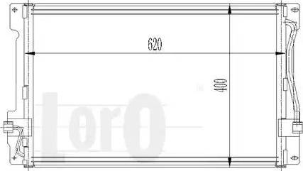 Loro 052-016-0001 - Kondenser, kondisioner furqanavto.az