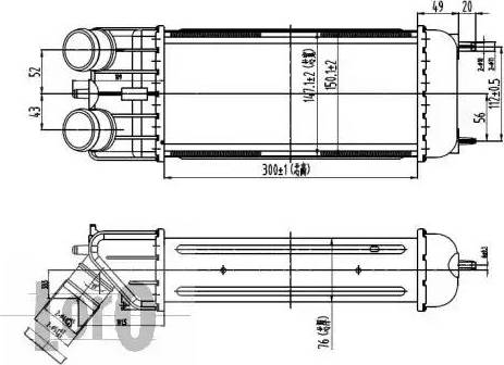 Loro 009-018-0005 - Intercooler, şarj cihazı furqanavto.az