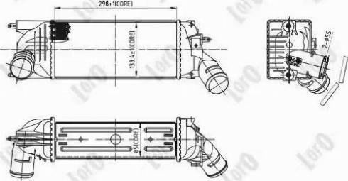 Loro 009-018-0016 - Intercooler, şarj cihazı furqanavto.az