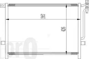 Loro 004-016-0008 - Kondenser, kondisioner furqanavto.az