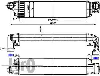 Loro 004-018-0003 - Intercooler, şarj cihazı furqanavto.az