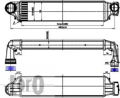 Loro 004-018-0002 - Intercooler, şarj cihazı furqanavto.az