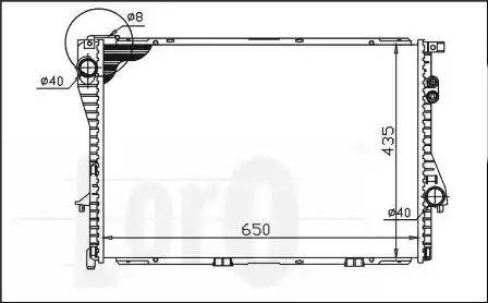 Loro 004-017-0031 - Radiator, mühərrikin soyudulması furqanavto.az