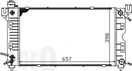 Loro 008-017-0001 - Radiator, mühərrikin soyudulması furqanavto.az