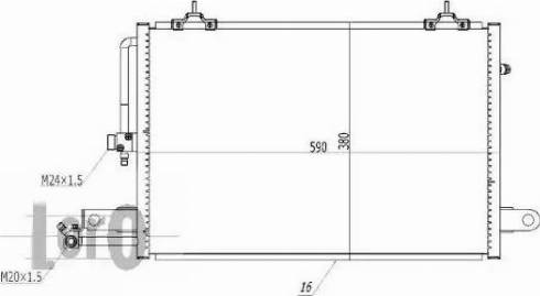 Loro 003-016-0004 - Kondenser, kondisioner furqanavto.az