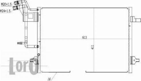 Loro 003-016-0002 - Kondenser, kondisioner furqanavto.az