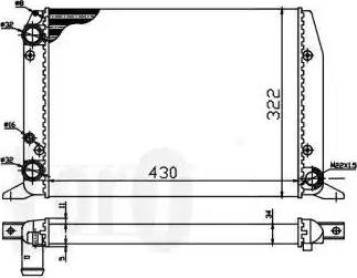 Loro 003-017-0024 - Radiator, mühərrikin soyudulması furqanavto.az