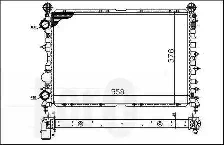 Loro 002-017-0010 - Radiator, mühərrikin soyudulması furqanavto.az