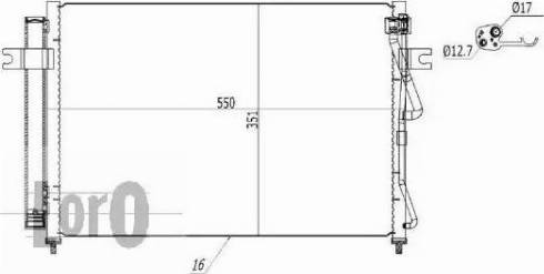 Loro 019-016-0023 - Kondenser, kondisioner furqanavto.az