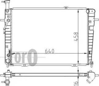 Loro 019-017-0014 - Radiator, mühərrikin soyudulması furqanavto.az