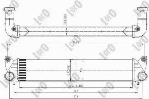 Loro 016-018-0008 - Intercooler, şarj cihazı furqanavto.az