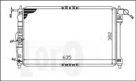 Loro 011-017-0001 - Radiator, mühərrikin soyudulması furqanavto.az