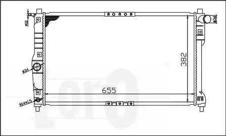 Loro 011-017-0002 - Radiator, mühərrikin soyudulması furqanavto.az