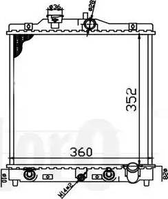 Loro 018-017-0001 - Radiator, mühərrikin soyudulması furqanavto.az