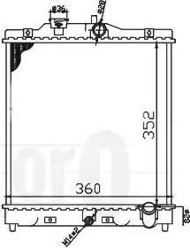 Loro 018-017-0008 - Radiator, mühərrikin soyudulması furqanavto.az