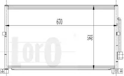 Loro 017-016-0011 - Kondenser, kondisioner furqanavto.az