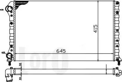 Loro 017-017-0045 - Radiator, mühərrikin soyudulması furqanavto.az