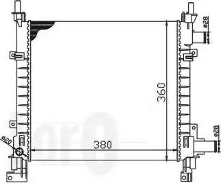 Loro 017-017-0003 - Radiator, mühərrikin soyudulması furqanavto.az