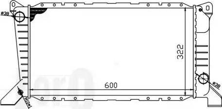 Loro 017-017-0039 - Radiator, mühərrikin soyudulması furqanavto.az