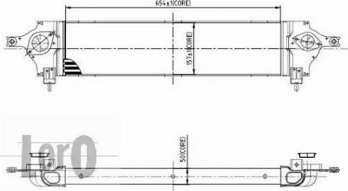 Loro 035-018-0002 - Intercooler, şarj cihazı furqanavto.az