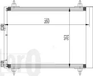 Loro 038-016-0007 - Kondenser, kondisioner furqanavto.az
